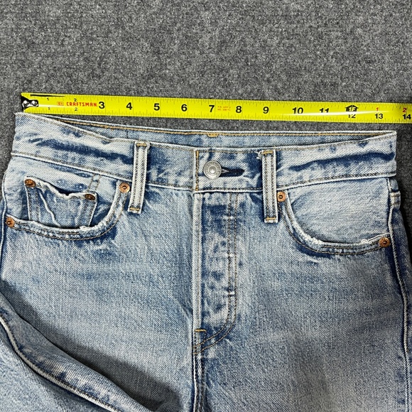 Levi's Light Blue Straight Leg Jeans - Picture 6 of 10